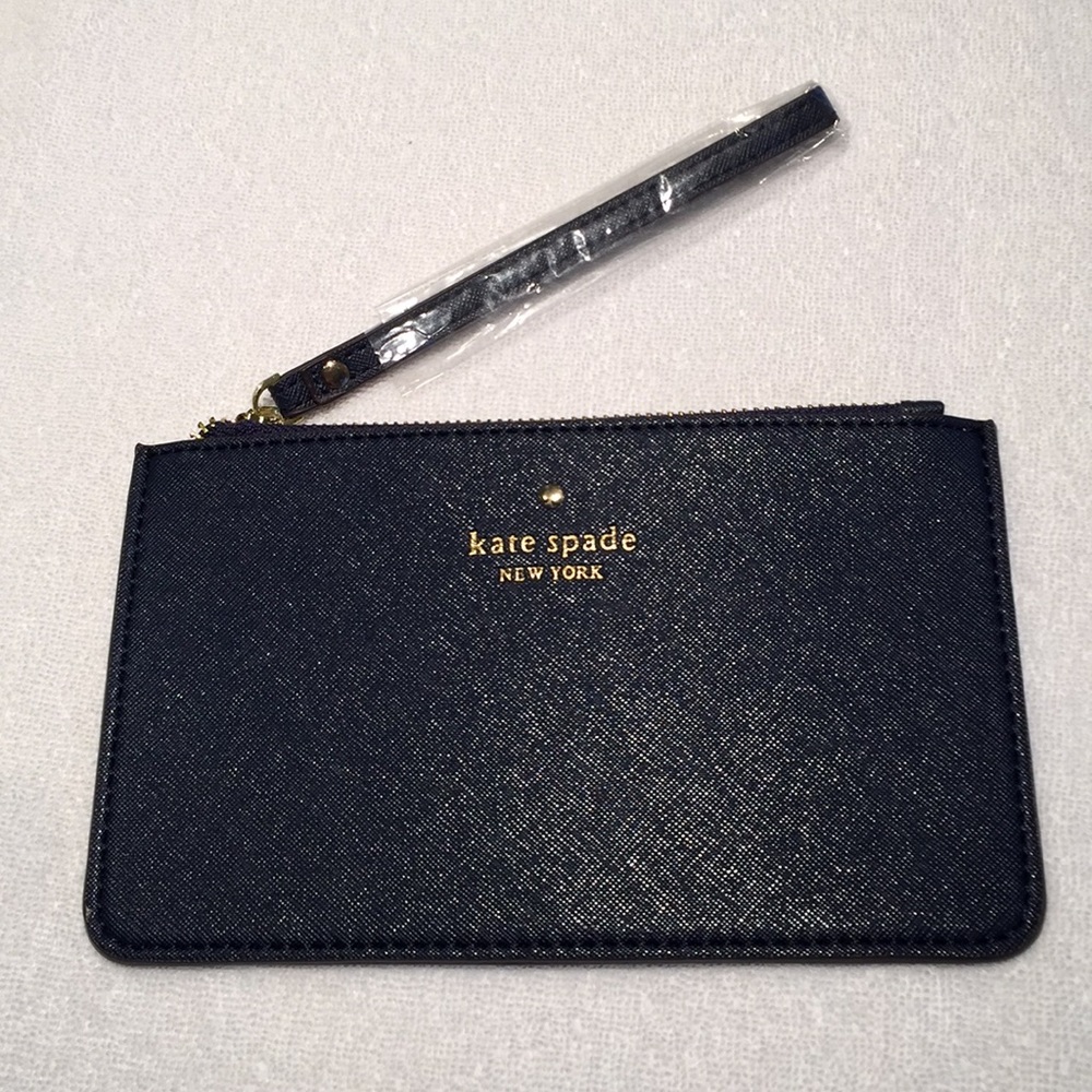 Kate Spade Wristlet/Clutch Classic “Slim Bee” Navy - Picture 5 of 7
